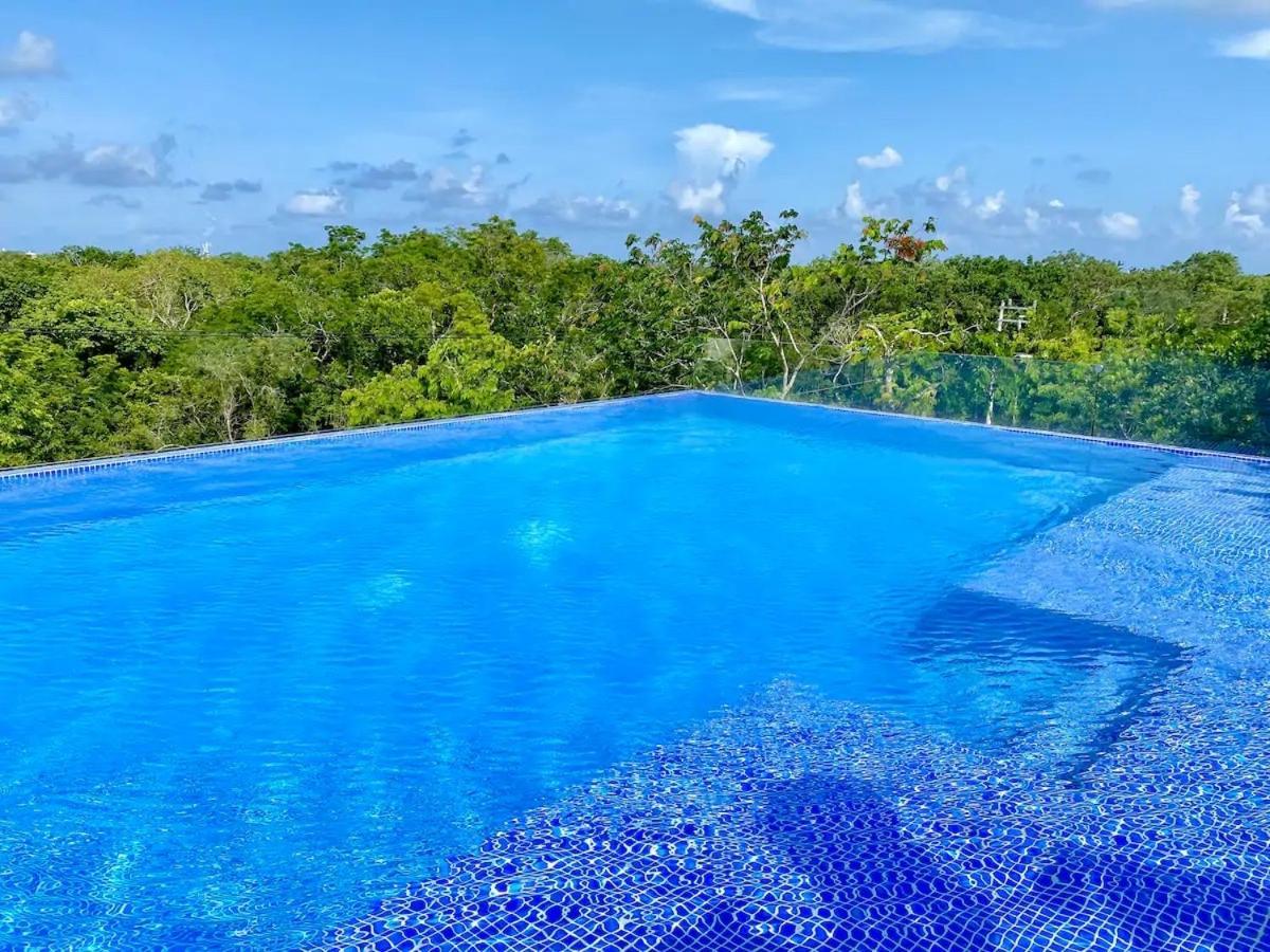 Suit Next To The Common Top Roof Exclusive Building Kingsize Bed 2 Super Pools, Gym, Grill Tulum Exteriér fotografie