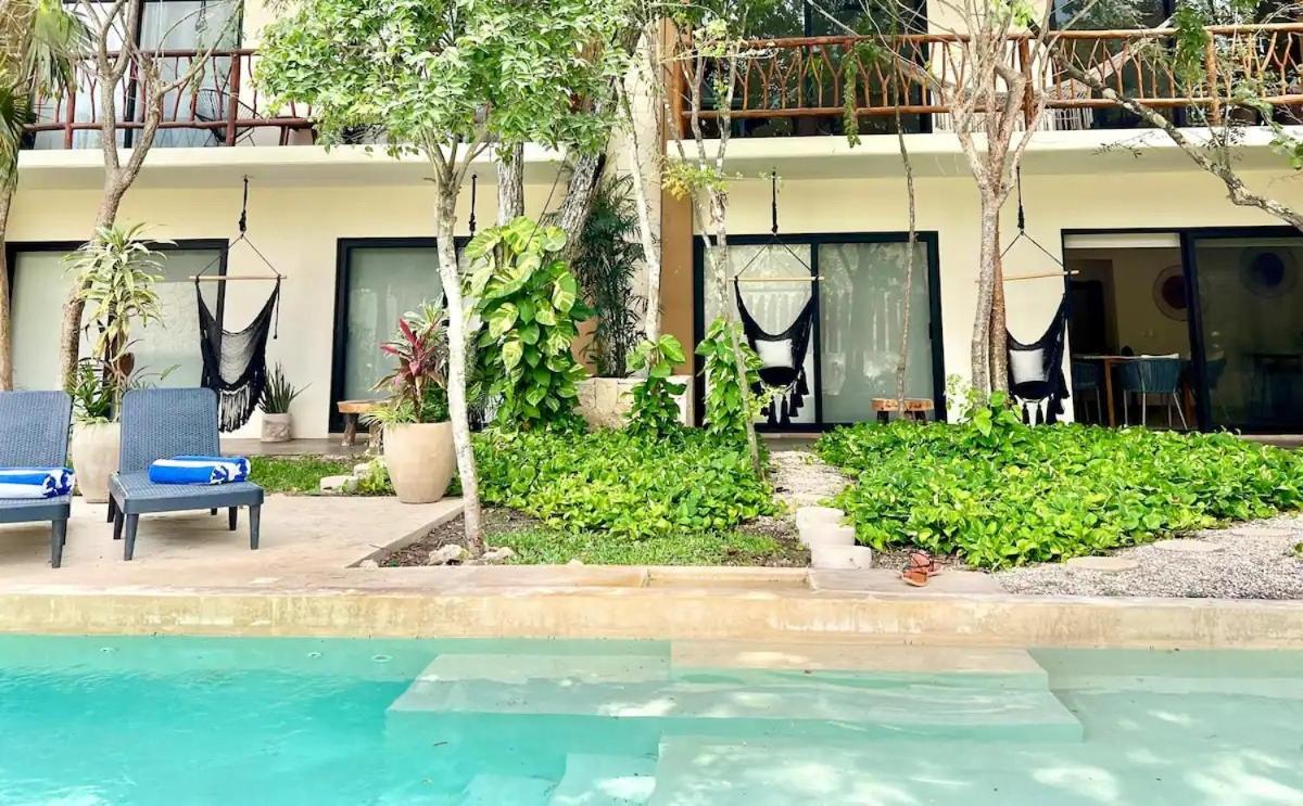 Suit Next To The Common Top Roof Exclusive Building Kingsize Bed 2 Super Pools, Gym, Grill Tulum Exteriér fotografie