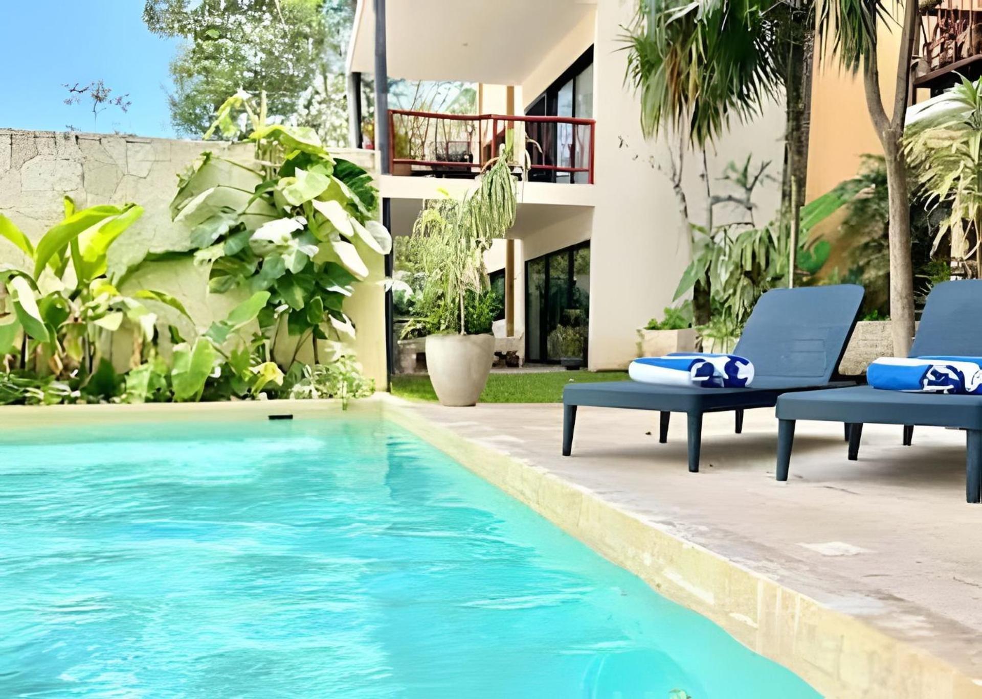 Suit Next To The Common Top Roof Exclusive Building Kingsize Bed 2 Super Pools, Gym, Grill Tulum Exteriér fotografie