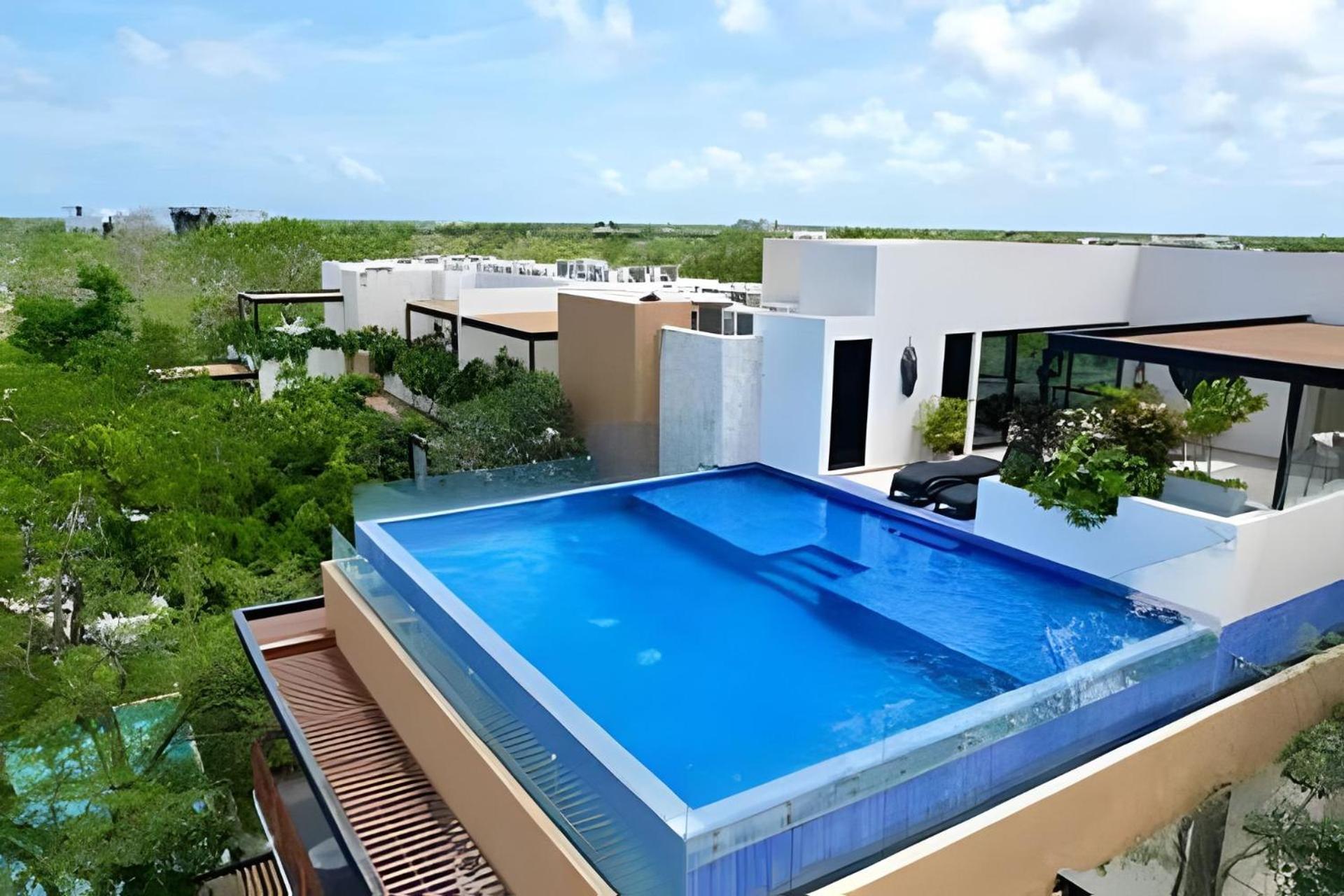 Suit Next To The Common Top Roof Exclusive Building Kingsize Bed 2 Super Pools, Gym, Grill Tulum Exteriér fotografie
